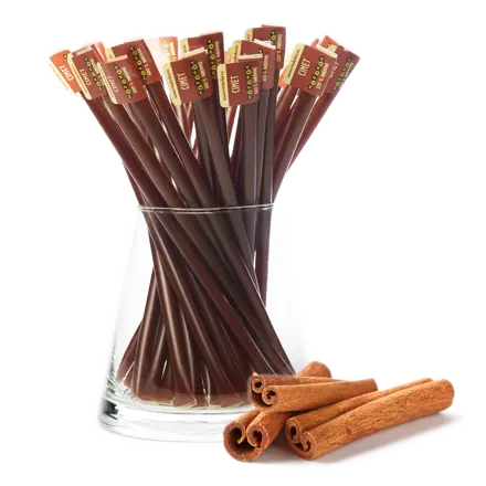Medové slamky -  škorica (balenie 30 slamiek)